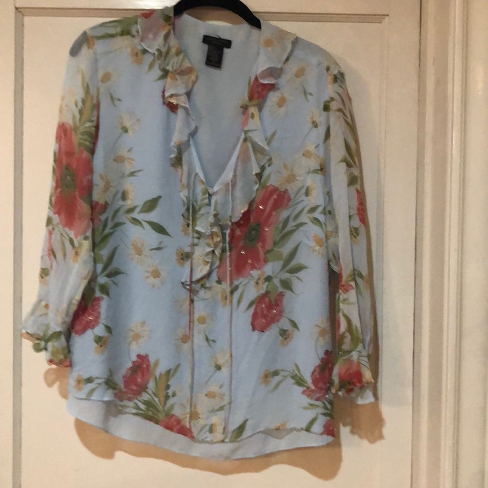 Silk Peasant Blouse